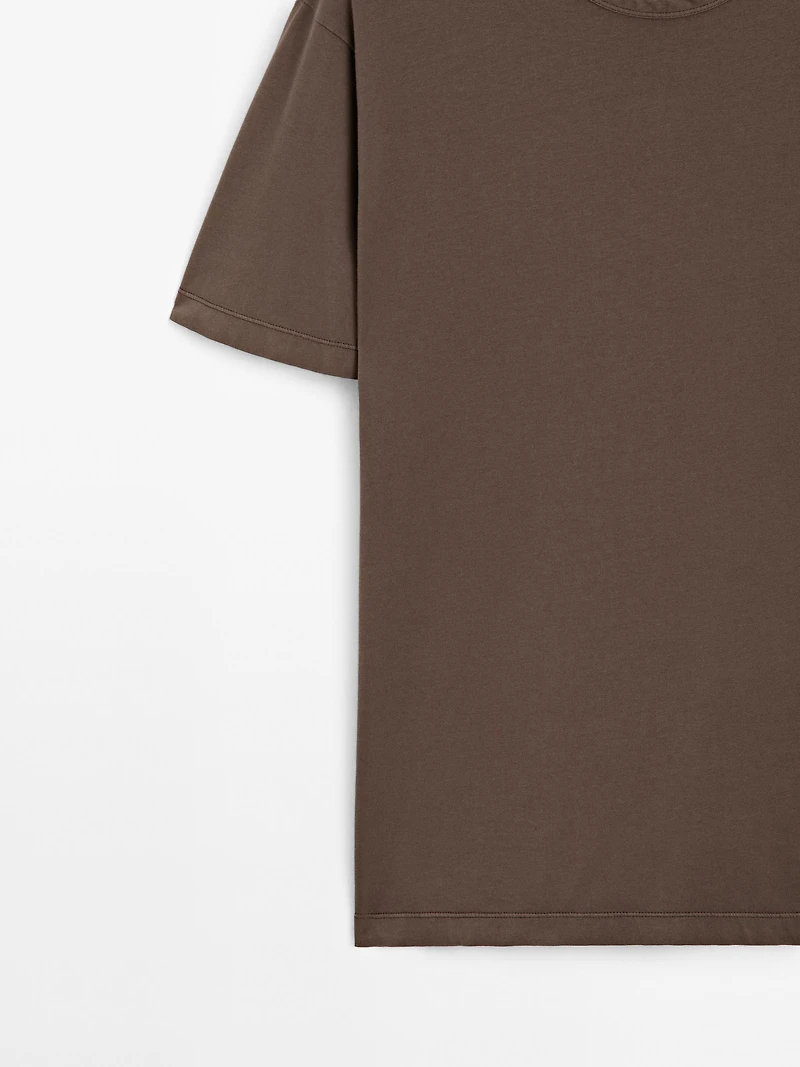 T-shirt manches courtes effet usé