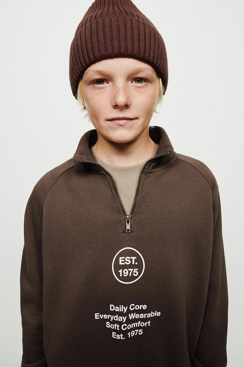 SWEAT DE JOGGING À INSCRIPTIONS