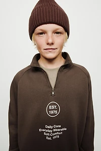 SWEAT DE JOGGING À INSCRIPTIONS