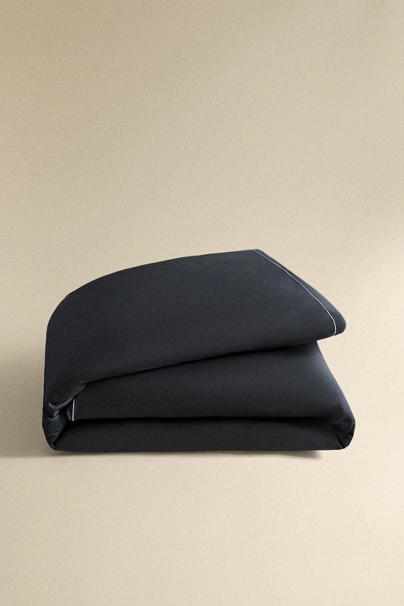 SCALLOPED SATEEN DUVET COVER (500 THREAD COUNT)