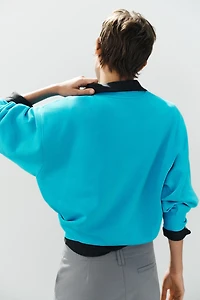 BASIC LONG SLEEVE SWEATSHIRT