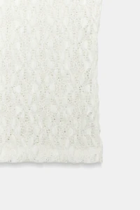 BOAT NECK LACE TOP