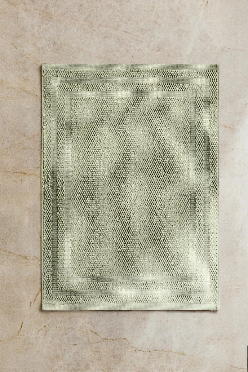 NON-SLIP COTTON BATH MAT