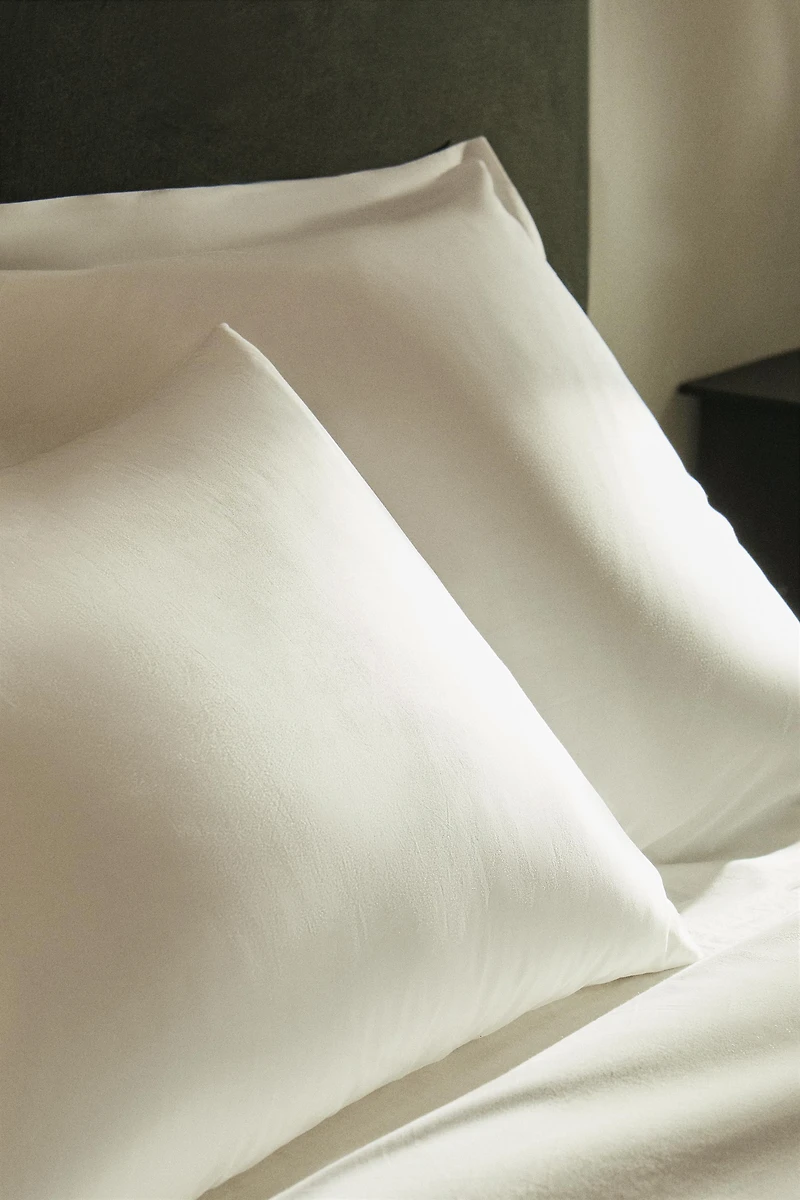 PERCALE COTTON PILLOWCASE ( THREAD COUNT