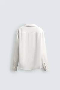 FLOWY DRAWSTRING POLO SHIRT
