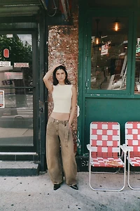 SLEEVELESS KNIT TOP