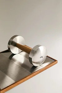 OAK WOOD STEEL DUMBBELL STAND