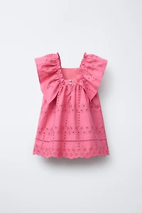 EMBROIDERED FLORAL DRESS