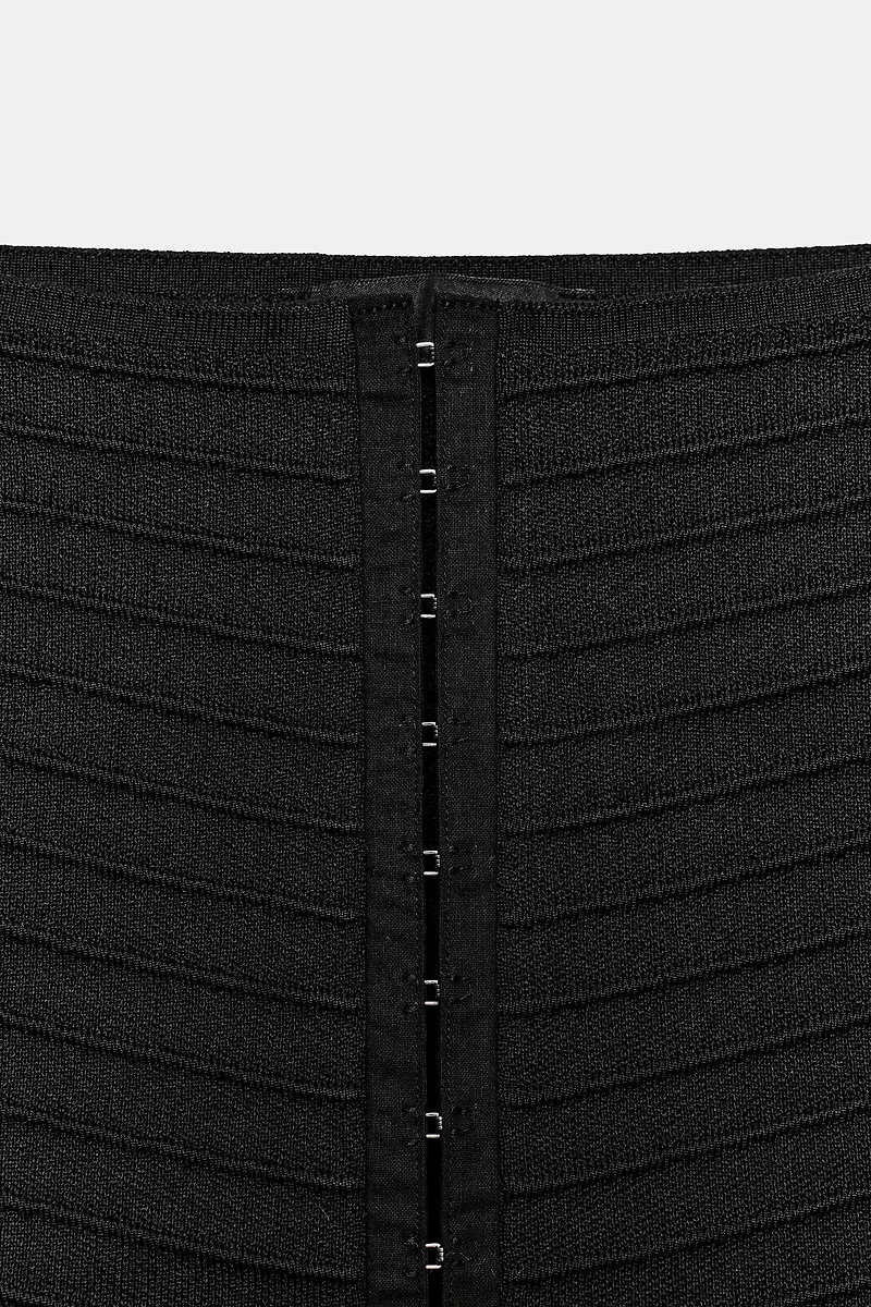 TOP BUSTIER EN MAILLE