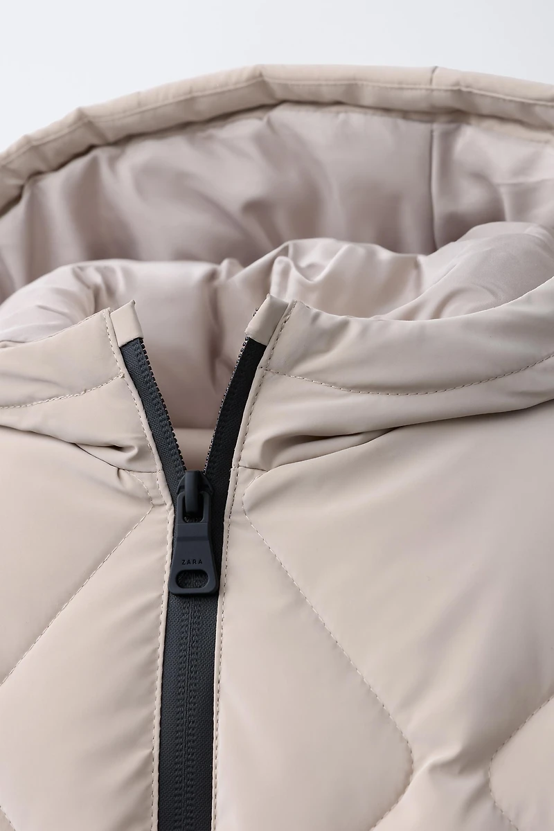 MANTEAU LÉGER MATELASSÉ EFFET GOMME