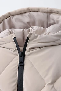 MANTEAU LÉGER MATELASSÉ EFFET GOMME