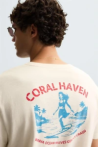 T-SHIRT GRAPHIQUES CONTRASTE