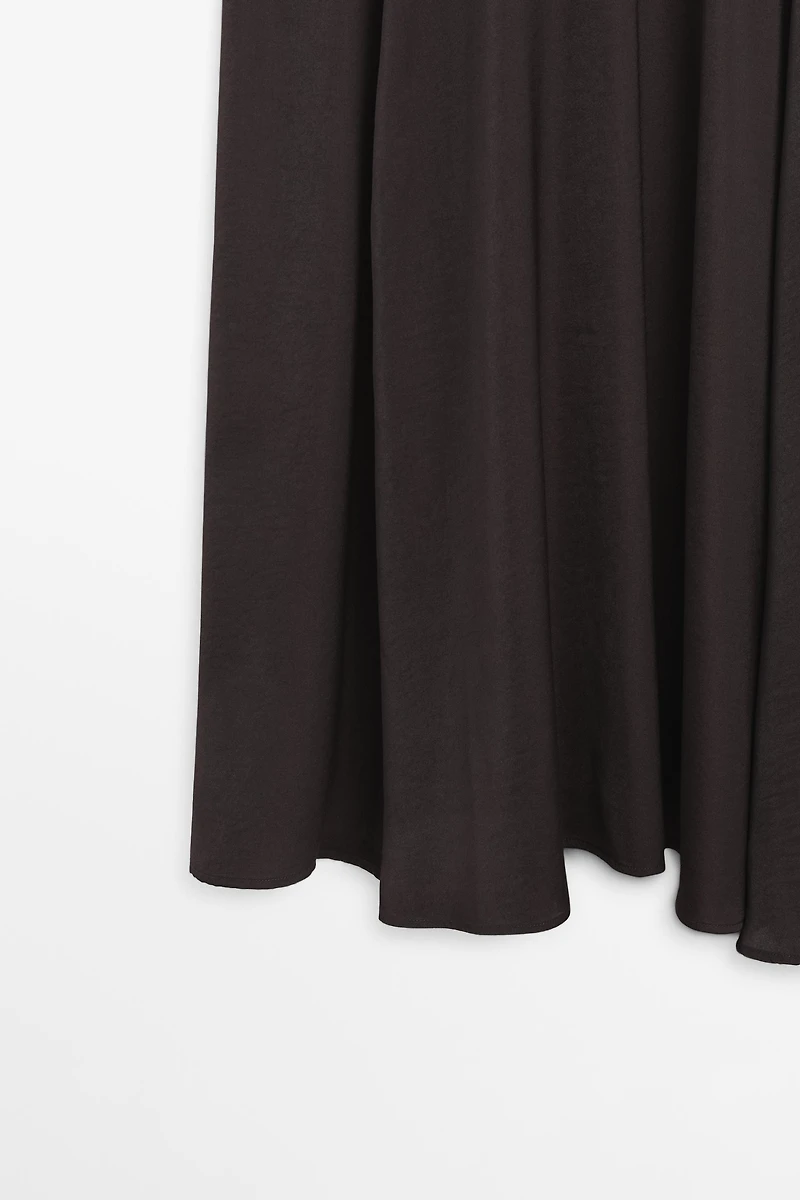 Robe en maille combinée avec du coton
