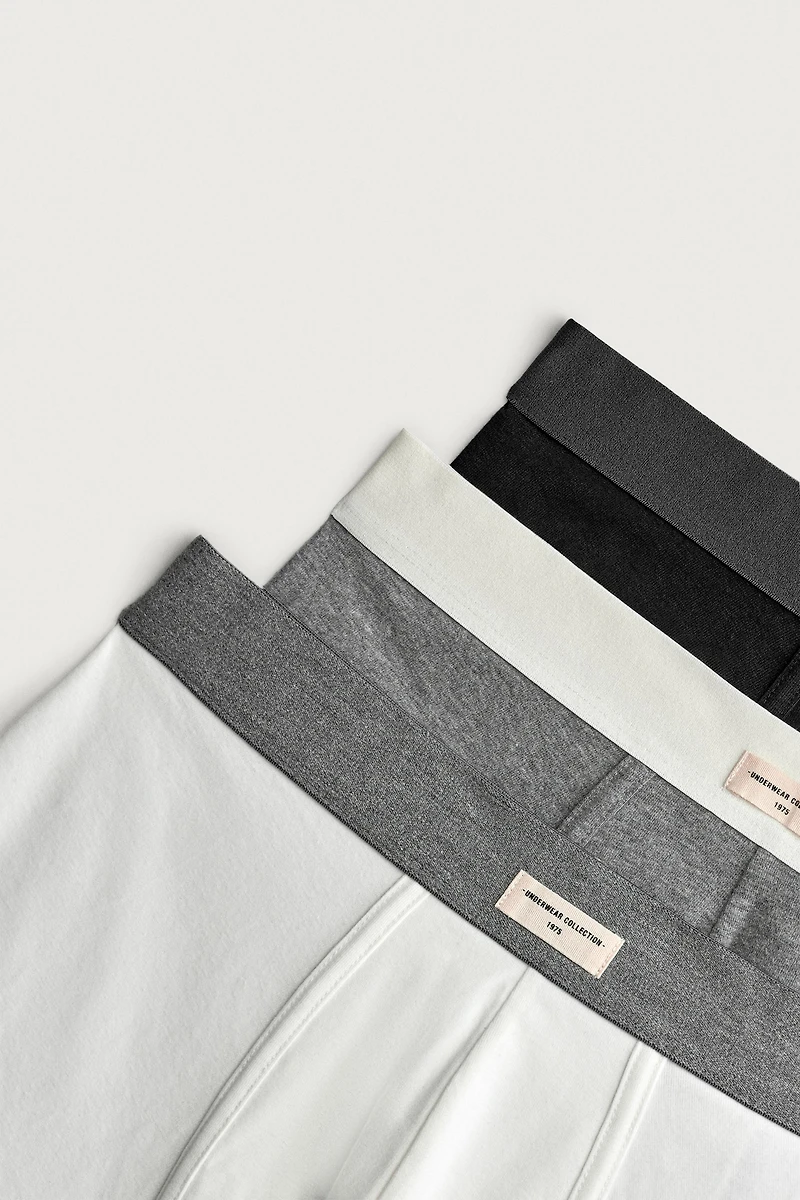 SOFT BOXER BRIEFS - PACK OF 3