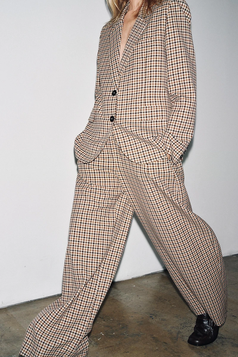 ZW COLLECTION PLAID PANTS