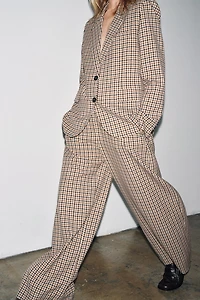 ZW COLLECTION PLAID PANTS