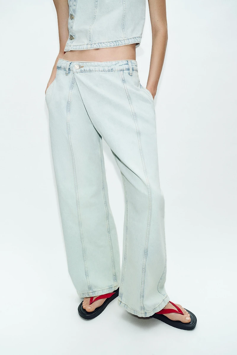 JEAN Z1975 TAILLE BASSE CROISÉ