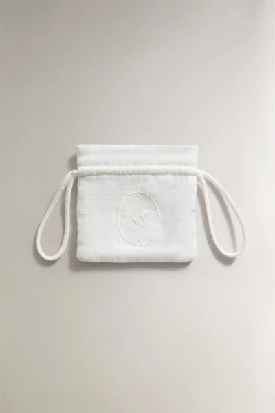 POCHETTE À SUCETTE ENFANT BRODÉE