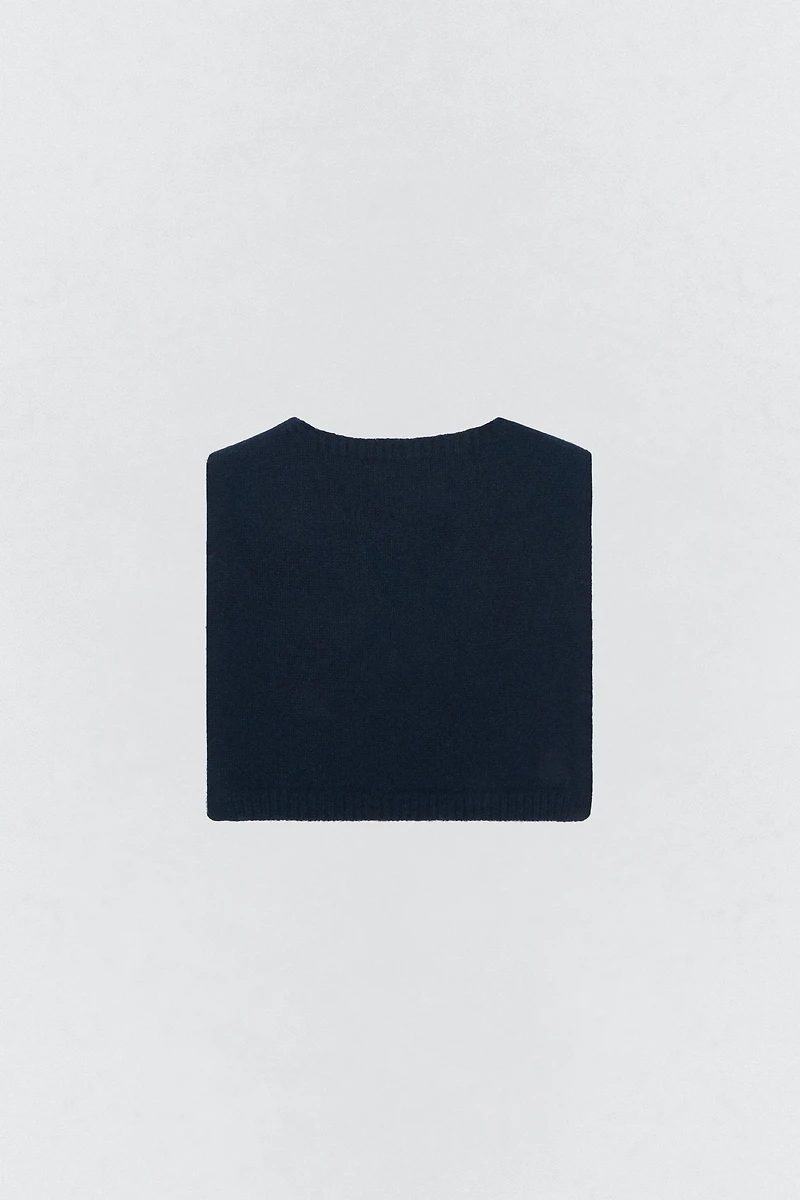 WOOL KNIT COLLAR SOSHIOTSUKI x ZARA