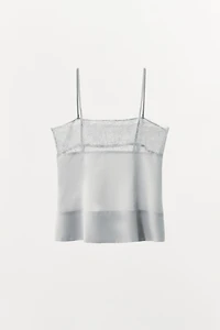 GEORGETTE LACE TOP