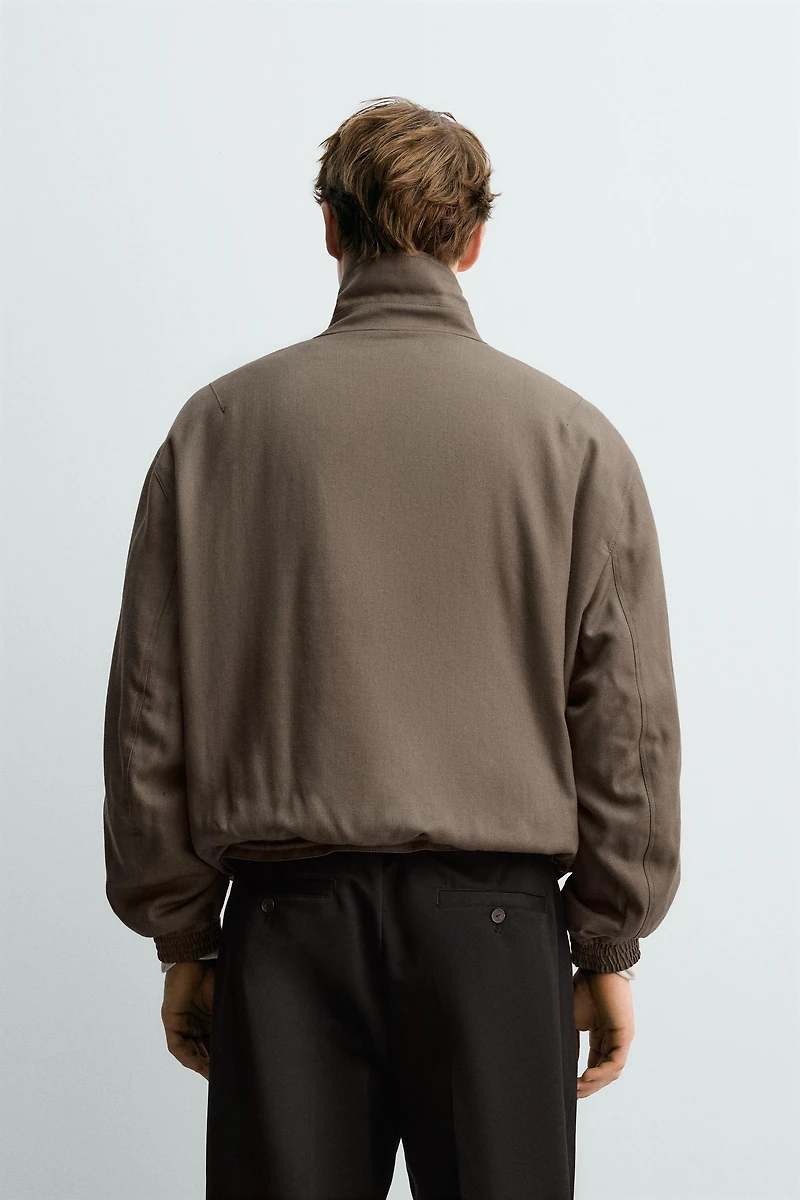 100% WOOL QUILTED AARON LEVINE X ZARA JACKET