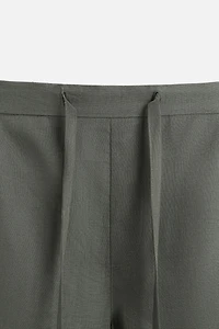 100% LINEN SHORTS