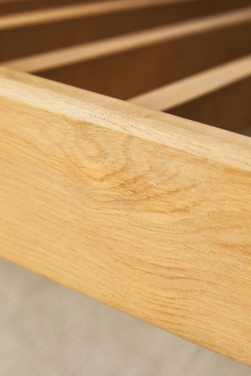OAK WOOD BED FRAME