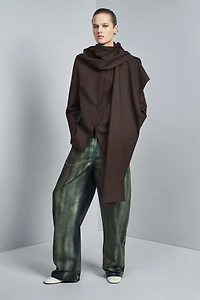 ZW COLLECTION MID-RISE BARREL LEG LIMITED EDITION JEANS