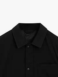 Water-repellent technical jacket