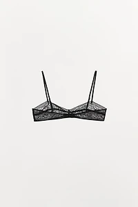 LACE TRIANGLE BRALETTE