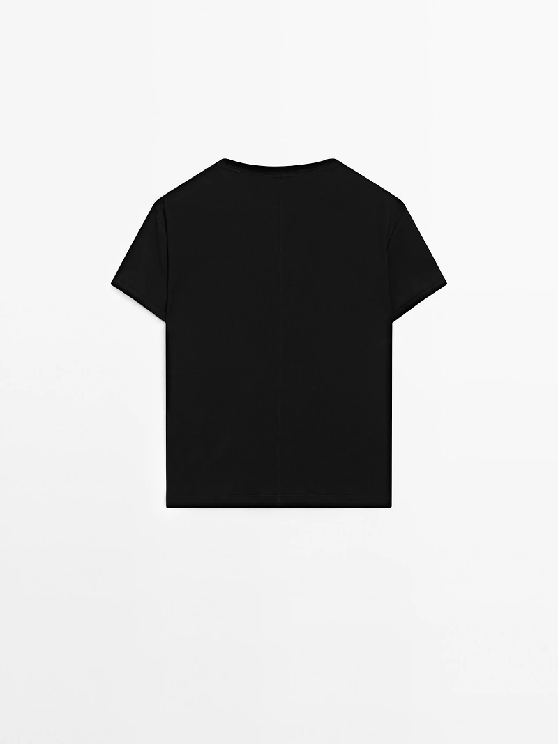 100% cotton short-sleeve T-shirt