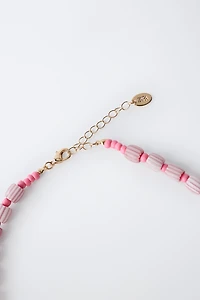 COLLIER FANTAISIE HIBISCUS