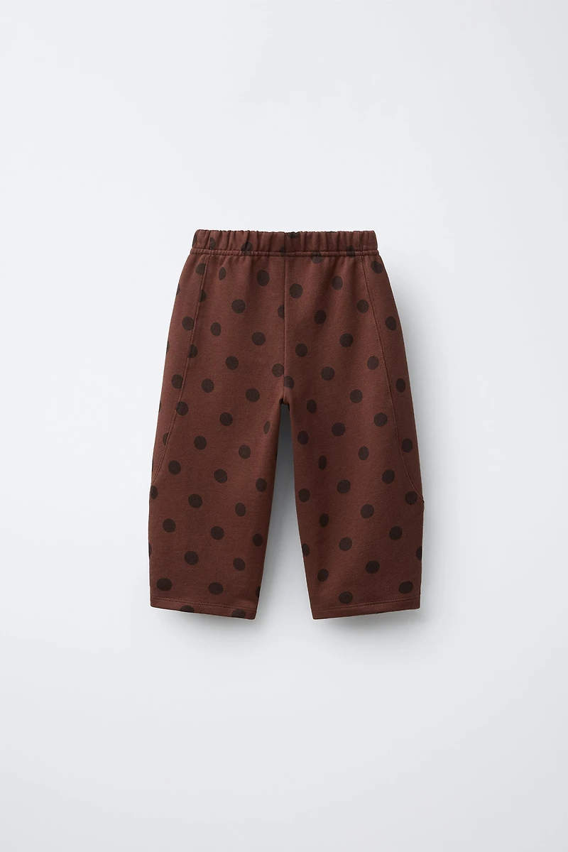 POLKA DOT BLOOMER PLUSH PANTS