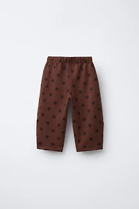 POLKA DOT BLOOMER PLUSH PANTS