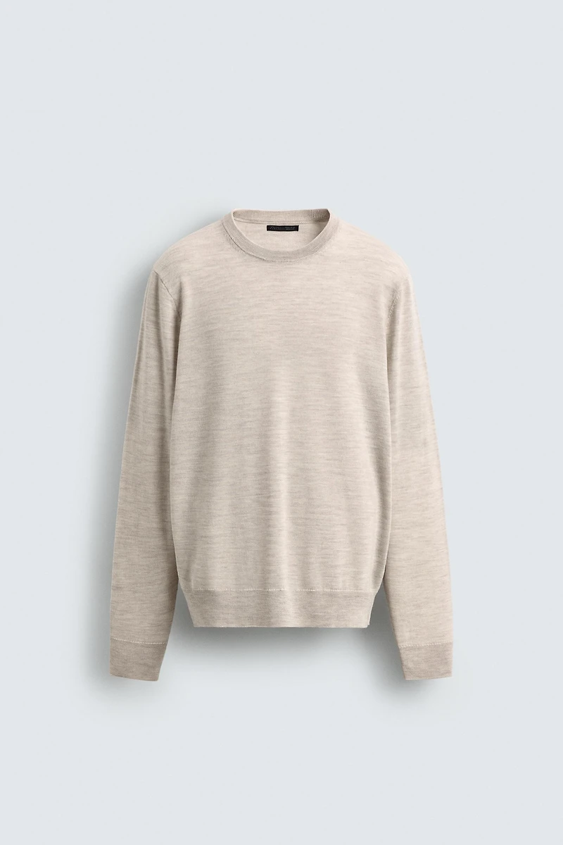 REGULAR FIT WOOL JUMPER