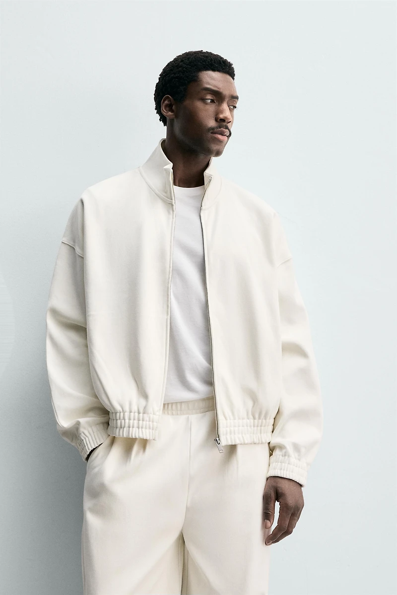 SWEAT INTERLOCK ZIPPÉ