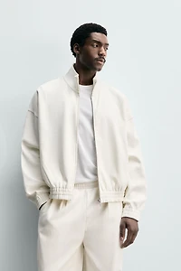 SWEAT INTERLOCK ZIPPÉ