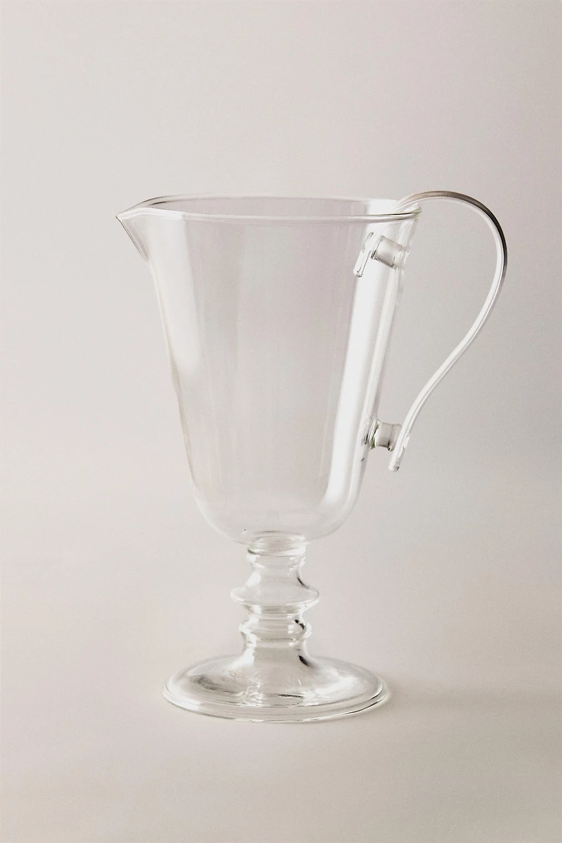 BOROSILICATE GLASS PITCHER