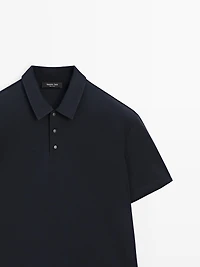 100% cotton short sleeve polo shirt