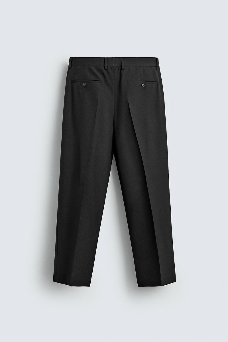 100% WOOL SUIT PANTS