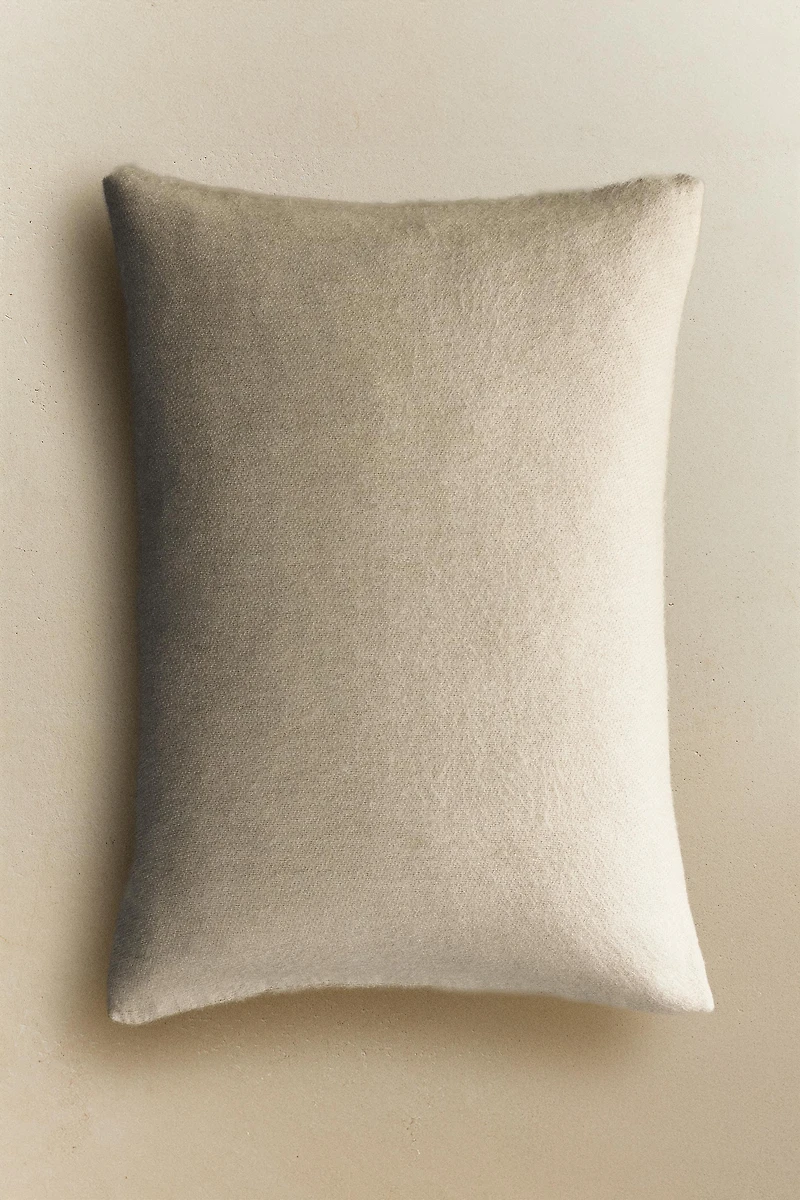 HOUSSE DE COUSSIN EFFET CACHEMIRE