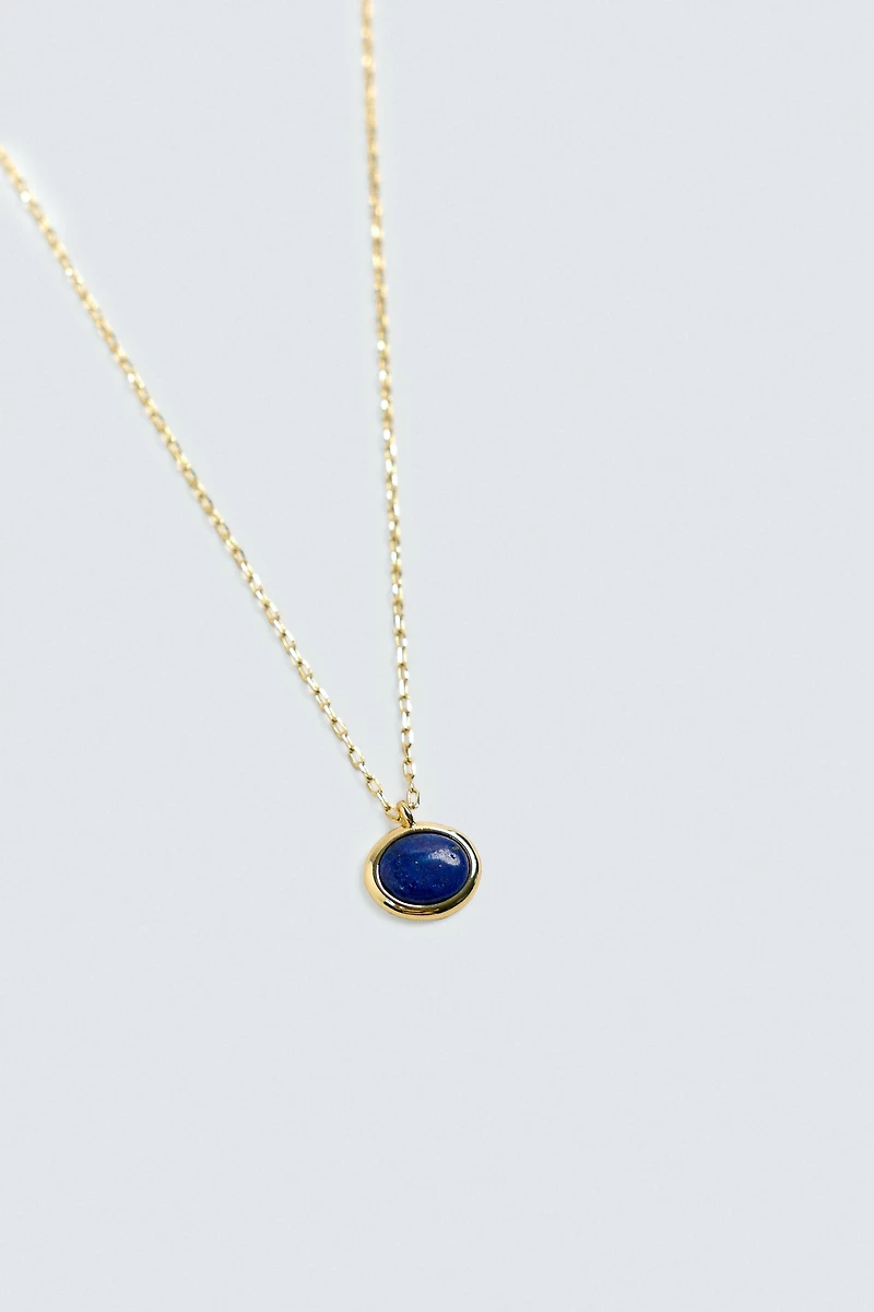 STONE PENDANT NECKLACE