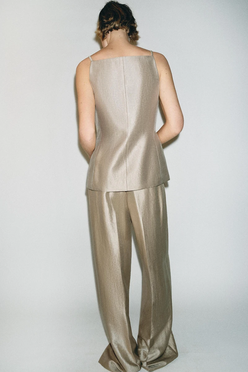 TAILORED BUSTIER VEST