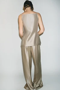 TAILORED BUSTIER VEST