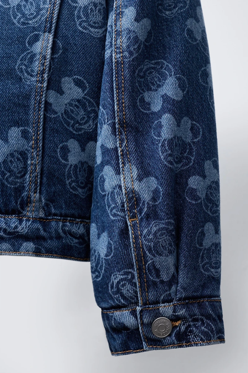 MINNIE MOUSE © DISNEY FLEECE TRIM DENIM JACKET