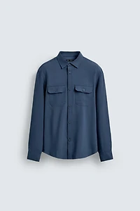 CHEMISE FLUIDE À POCHES