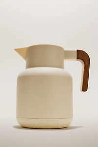 VACUUM FLASK WITH ACACIA HANDLE