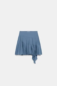 EMBROIDERED ASYMMETRIC SKIRT