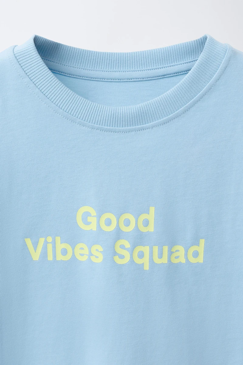 TEXT PRINT T-SHIRT