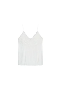 ZW COLLECTION EMBROIDERED PUFFY TOP
